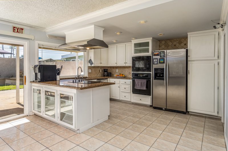 interior kitchen sliding glass doors south coast 2023